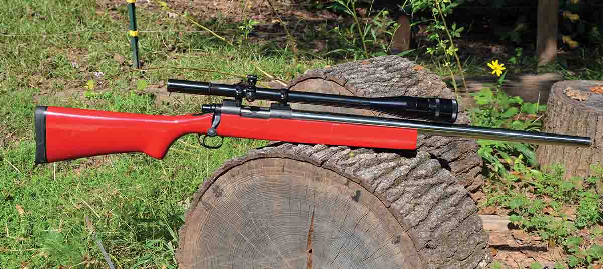 The 26-inch Shilen Select Match barrel on Layne’s 6.5 SAUM rifle has a 1:8 rifling twist.